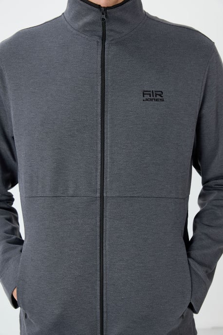 Herren Sweatshirt- und Hosen-Set mit Reißverschlusskragen - Image 6