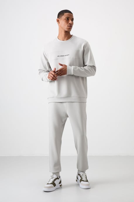 Bedrucktes Fleece Sweatshirt- und Hosen-Set - Image 1