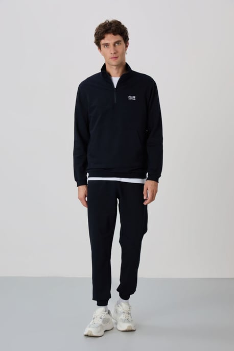 Herren Sweatshirt-Set mit Reißverschluss und Hose - Image 1