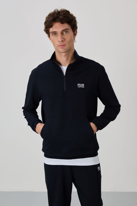 Herren Sweatshirt-Set mit Reißverschluss und Hose - Image 2
