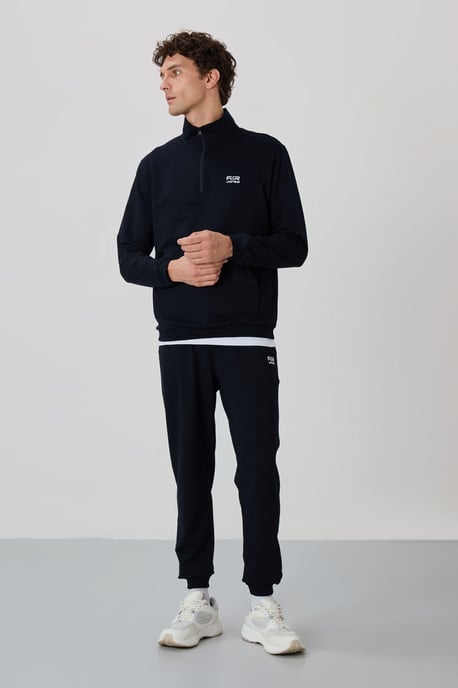 Herren Sweatshirt-Set mit Reißverschluss und Hose - Image 4