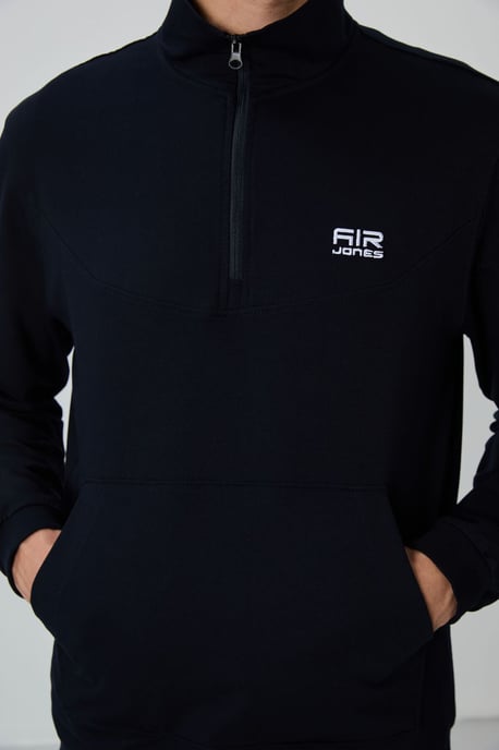 Herren Sweatshirt-Set mit Reißverschluss und Hose - Image 5