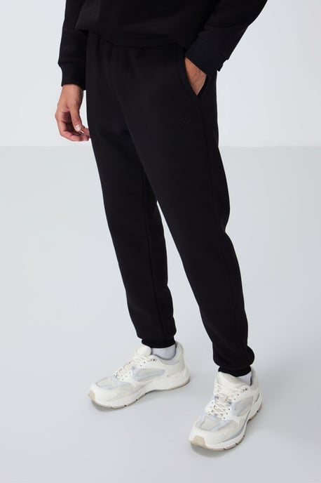 Herren Baumwoll-Polyester Fleece Sweatshirt und Hose Set - Image 3