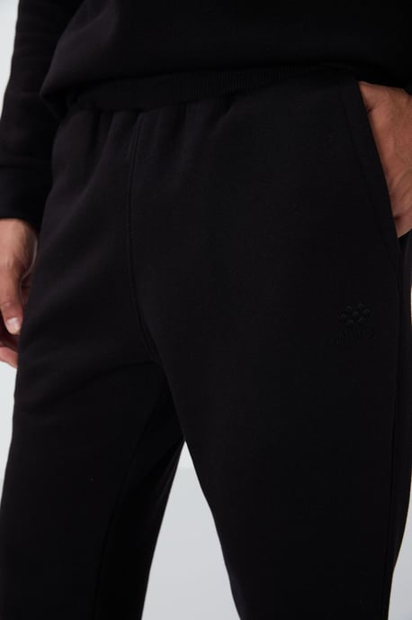 Herren Baumwoll-Polyester Fleece Sweatshirt und Hose Set - Image 5