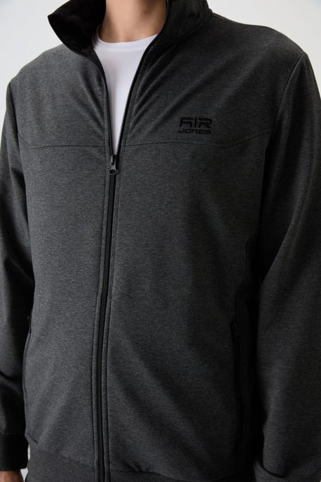 Herren Strick-Fleece Sweatshirt und Hose Set - Image 3
