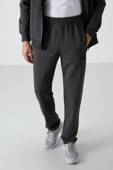 Herren Strick-Fleece Sweatshirt und Hose Set - Image 4