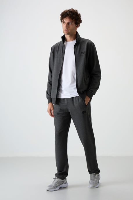 Herren Strick-Fleece Sweatshirt und Hose Set - Image 5