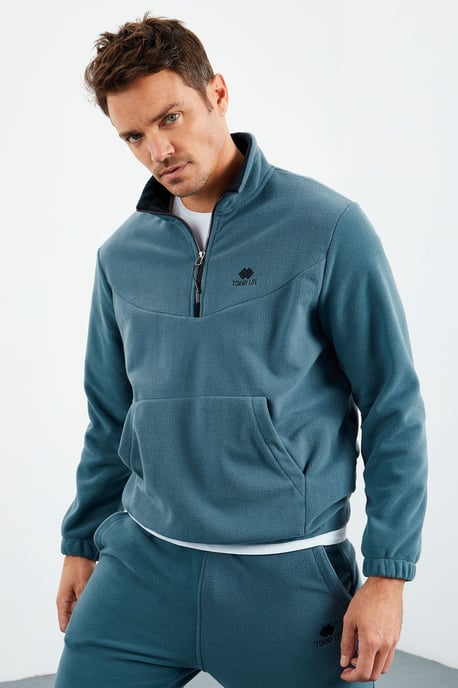 Herren Polyester Sweatshirt- und Hosen-Set - Image 3