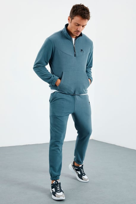 Herren Polyester Sweatshirt- und Hosen-Set - Image 4