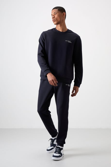 Herren Langarm-Sweatshirt und Hose Set - Image 1