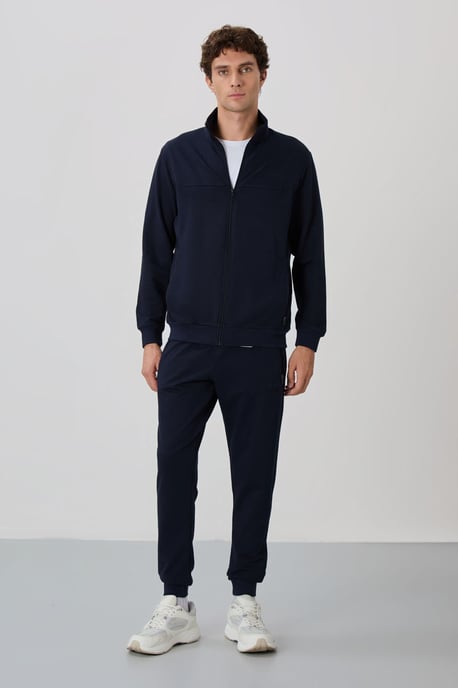 Herren-Fleece-Sweatshirt-und-Hosen-Set - Image 1