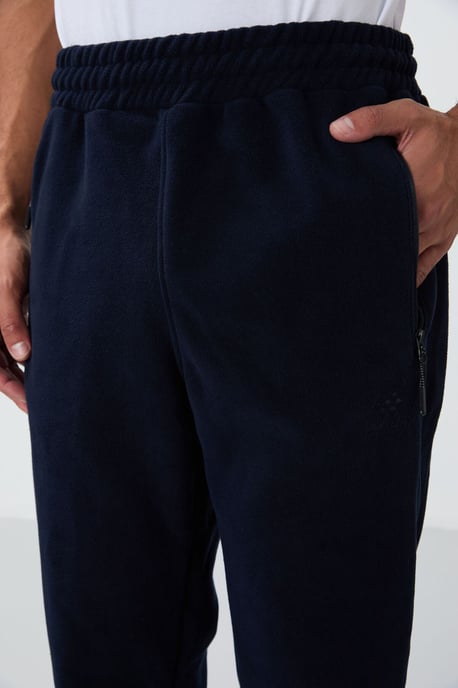 Herren Zip-Fleece-Sweatshirt und Hose Set - Image 4