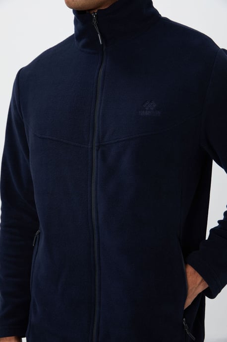 Herren Zip-Fleece-Sweatshirt und Hose Set - Image 6