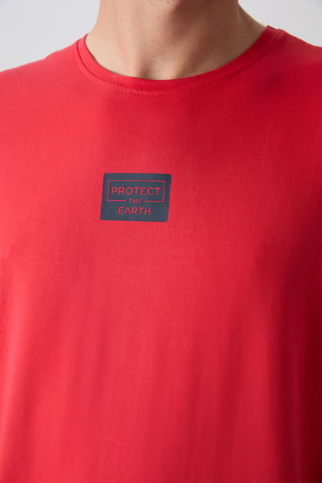 Bedrucktes Baumwoll-Jersey T-Shirt und Shorts-Set - Image 3