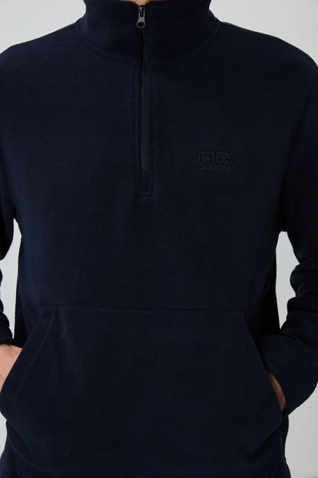 Herren-Polyester-Fleece-Sweatshirt- und Hosen-Set - Image 6
