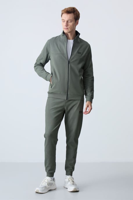 Herrenfleece-Sweatshirt- und Hosen-Set - Image 1