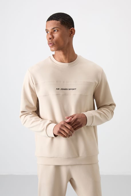 Bedrucktes Fleece Sweatshirt und Hosen Set - Image 3