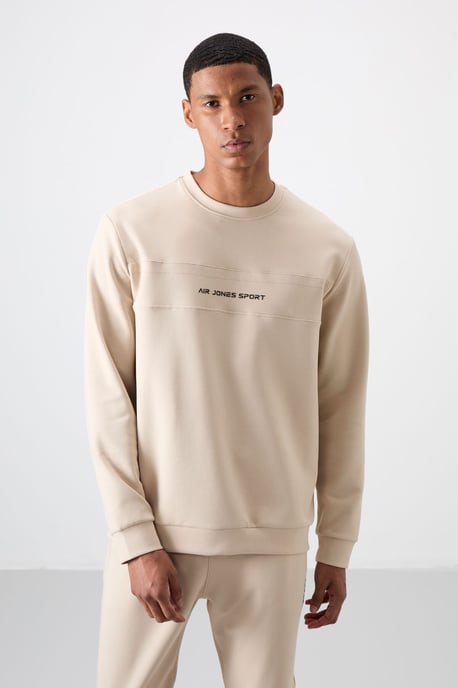 Bedrucktes Fleece Sweatshirt und Hosen Set - Image 5