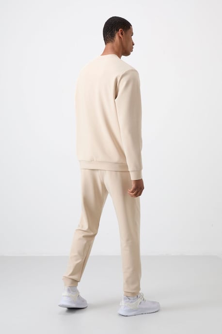 Bedrucktes Fleece Sweatshirt und Hosen Set - Image 6