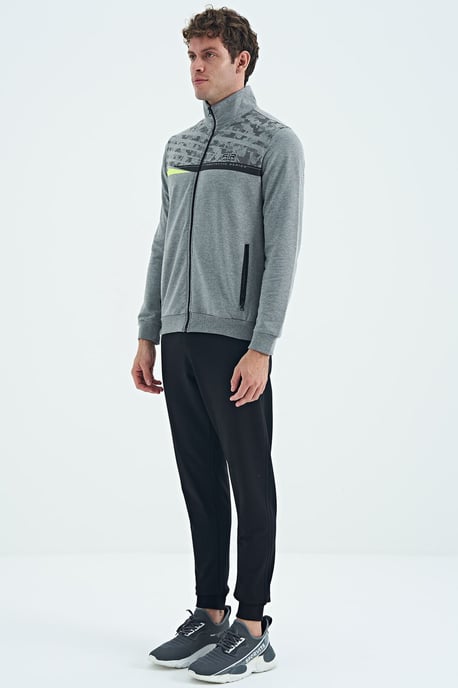Bedrucktes Sweatshirt- und Hosen-Set mit Reißverschlusskragen - Image 3