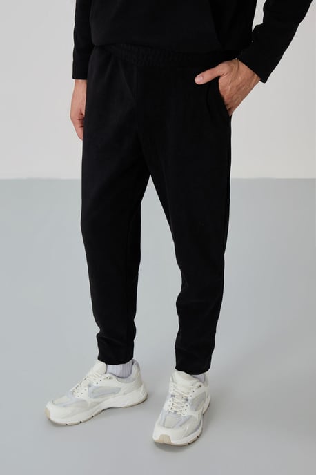 Herren Polyester-Fleece Sweatshirt- und Hosen-Set - Image 3