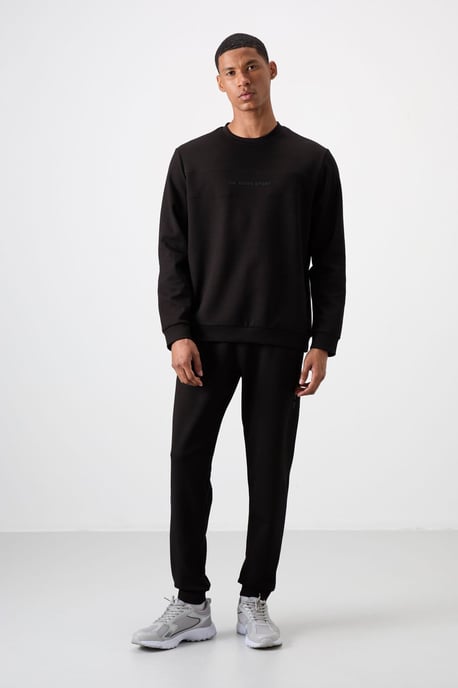 Bedrucktes Fleece-Sweatshirt- und Hosen-Set - Image 1
