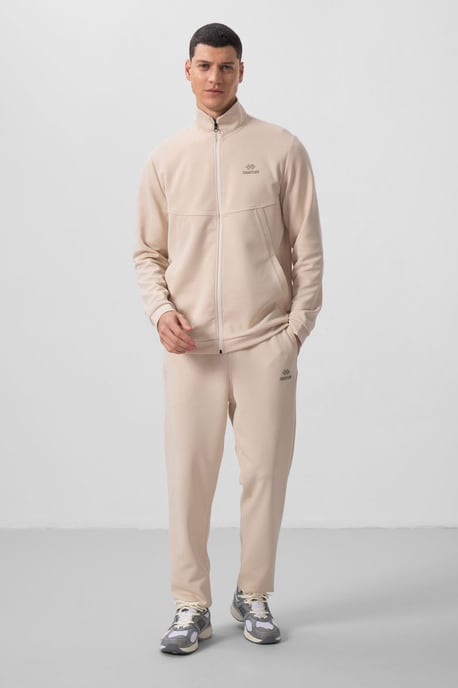Herren Langarm-Zip-Sweatshirt und Hose Set - Image 6