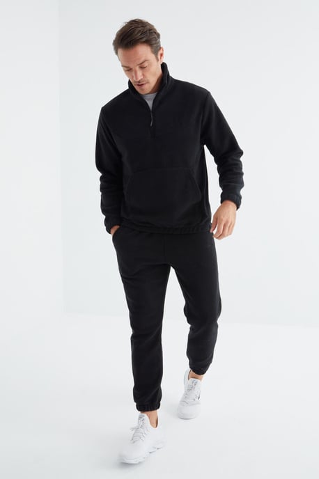 Herren Polyester Sweatshirt und Hose Set - Image 3
