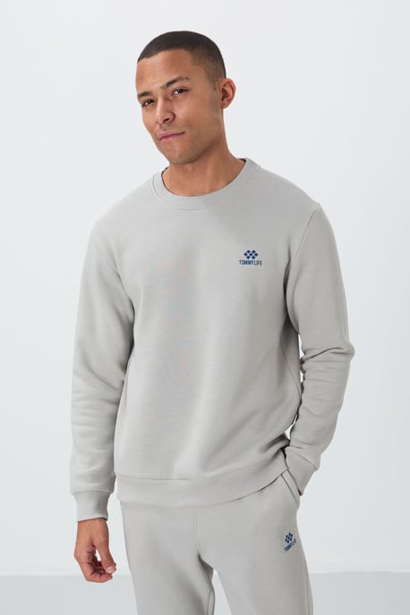 Herren Sweatshirt- und Jogginghosen-Set aus Baumwolle-Polyester-Fleece - Image 2