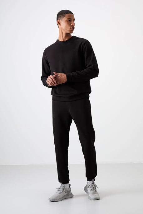 Herren Langarm-Sweatshirt und Hose Set - Image 1