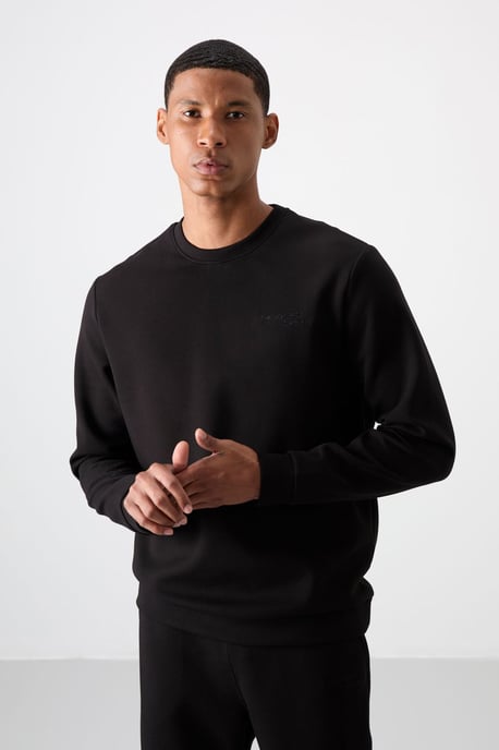 Herren Langarm-Sweatshirt und Hose Set - Image 2