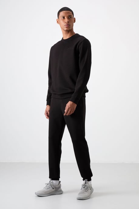 Herren Langarm-Sweatshirt und Hose Set - Image 4