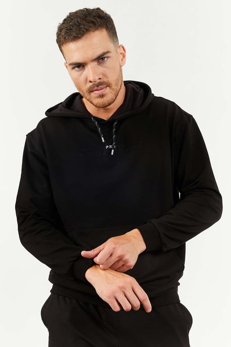 Übergroßer Kapuzen-Sweatshirt- und Hosenanzug - Image 3