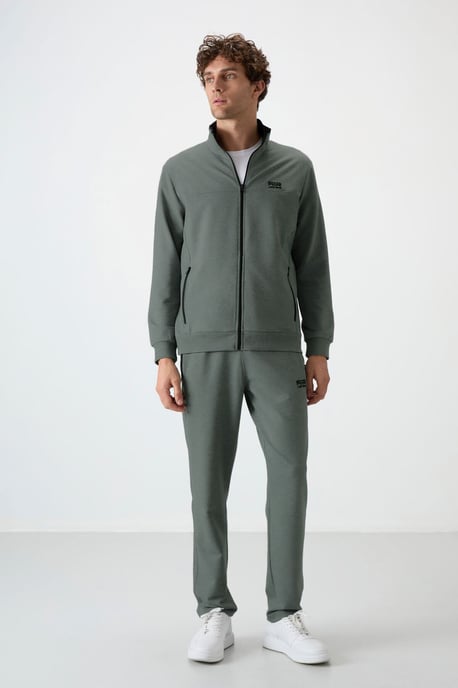 Herren Strickfleece Sweatshirt- und Hosen-Set - Image 1