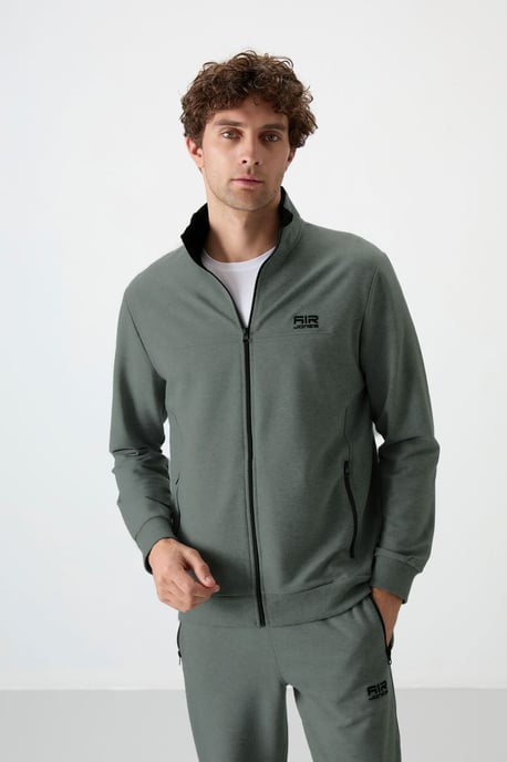 Herren Strickfleece Sweatshirt- und Hosen-Set - Image 2