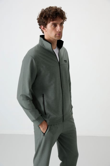 Herren Strickfleece Sweatshirt- und Hosen-Set - Image 6