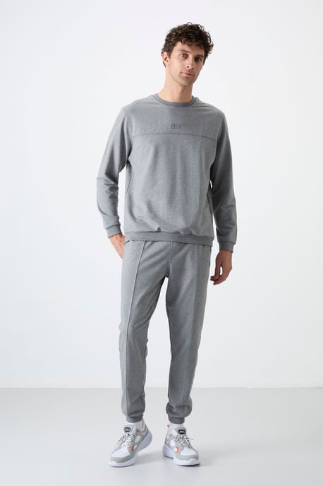 Herren Fleece Sweatshirt und Hose Set - Image 4