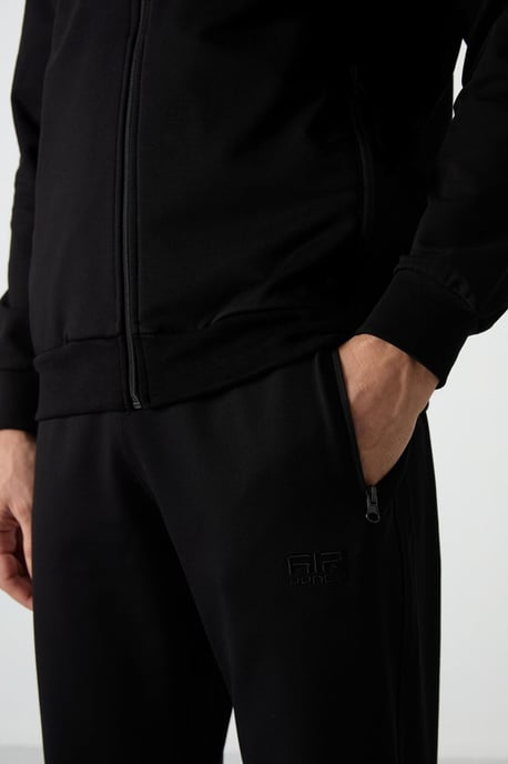 Herren Strickfleece Sweatshirt- und Hosen-Set - Image 5