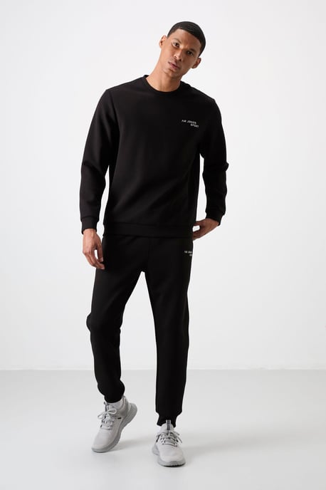 Herren Langarm Sweatshirt und Hose Set - Image 5
