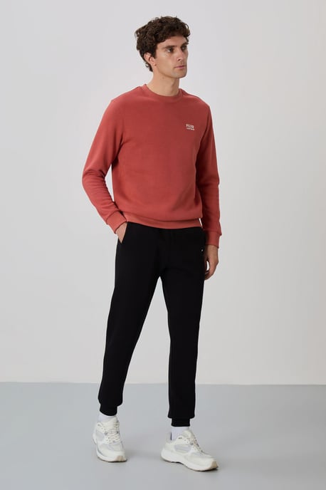 Herren Baumwoll-Polyester Fleece Sweatshirt und Hosen Set - Image 5