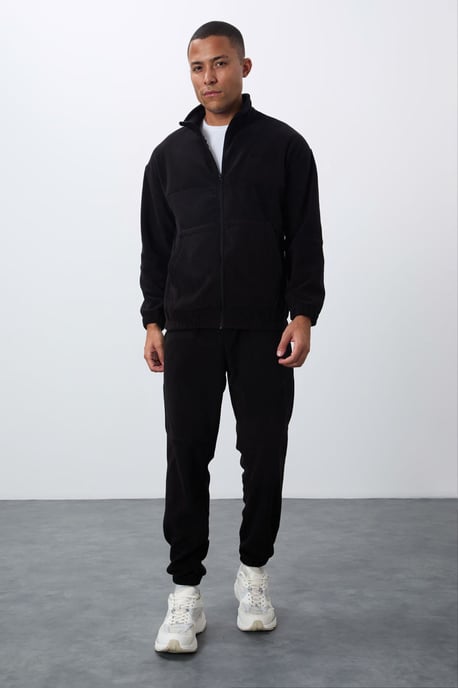 Herren Polyester Sweatshirt und Hosen Set - Image 1
