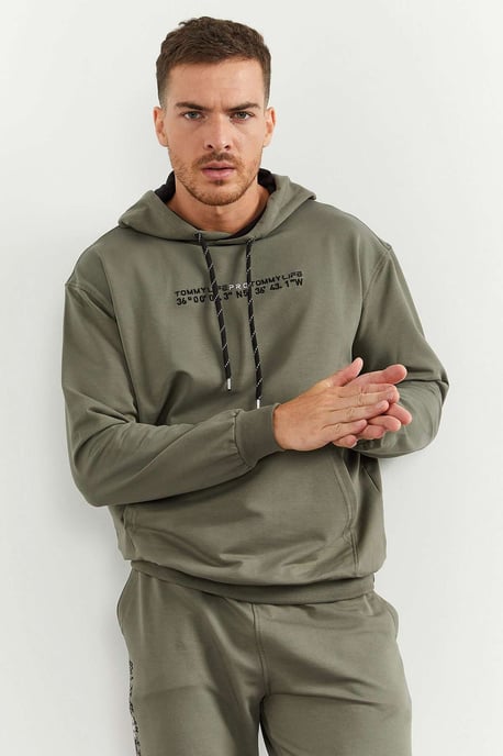 Oversized Kapuzen-Sweatshirt und Hose Set - Image 4