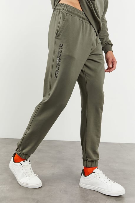 Oversized Kapuzen-Sweatshirt und Hose Set - Image 5