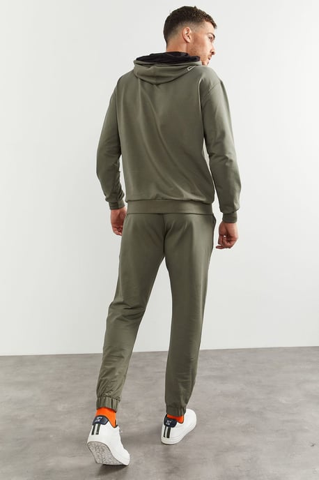 Oversized Kapuzen-Sweatshirt und Hose Set - Image 6