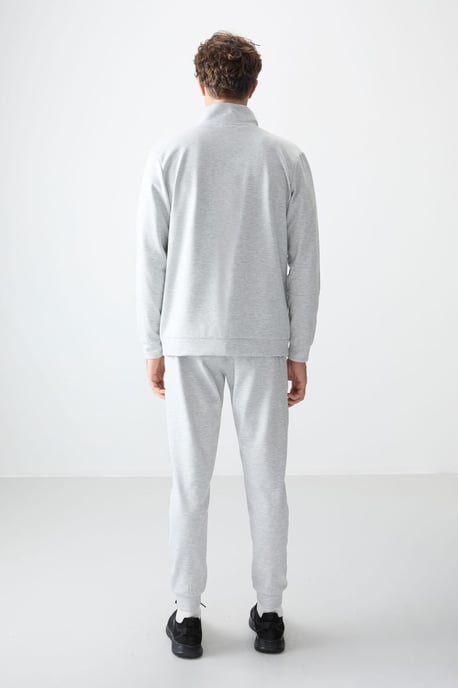 Herren Colorblock Fleece Sweatshirt- und Hosen-Set - Image 6