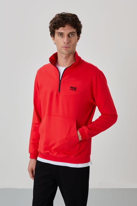 Herren Sweatshirt- und Hosen-Set mit Reißverschluss vorne - Image 2