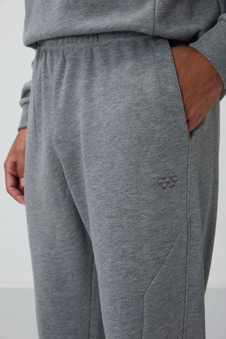 Herren Baumwoll-Polyester Fleece Sweatshirt- und Hosen-Set - Image 6