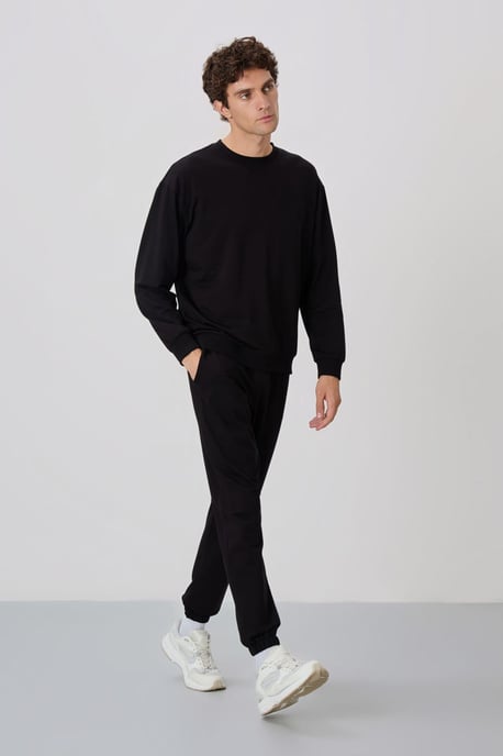 Herren Oversized Sweatshirt- und Hosen-Set - Image 5