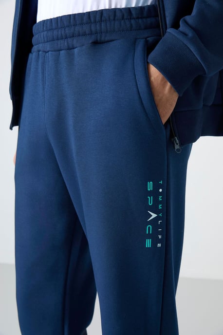 Herren Sweatshirt- und Hosen-Set mit Farbblockierung - Image 5