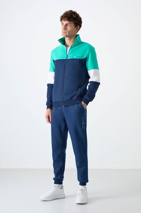 Herren Sweatshirt- und Hosen-Set mit Farbblockierung - Image 6